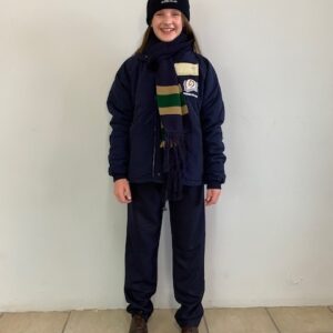 BC Scarf Navy with stripes